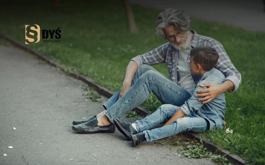 Zabezpieczenie kontaktów z dzieckiem biznesmen