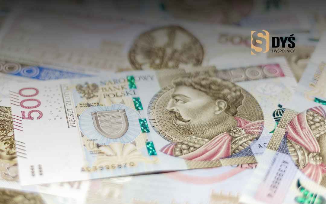 Polskie banknoty 500 zł.